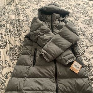 The North face gray parka